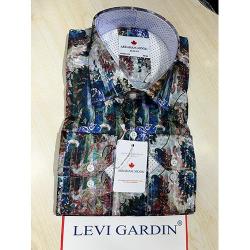 ABRAHAM MOON EXQUISITE MULTI COLOUR DESIGN LONG SLEEVE SHIRT WITH CUFFLINGS CUFF | AVAILABLE IN ALL SIZES (SWNL) Nlight 