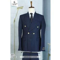  EXECUTIVE NAVY BLUE BREASTED TURKEY SUIT WITH GOLDEN BUTTONS | AVAILABLE IN ALL SIZES (SWNL) (N) - deluxe.com.ng