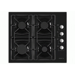 MAXI 6060 T-840 4 BURNER TABLE TOP GAS COOKER|AUTO IGNITION|BLACK - deluxe.com.ng