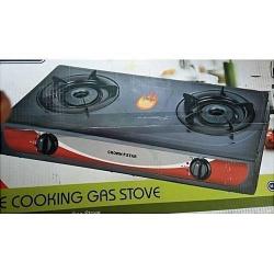 Crown Star 2 Burner Table Top Gas Cooker With Auto-ignition-deluxe.com.ng