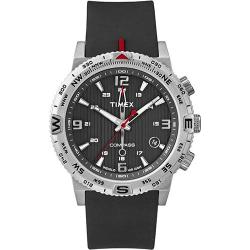 Timex T2P285 Men’s Intelligent Quartz Adventure Series Medium Size Watch with Black Band