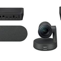 Logitech Rally UHD 4K Conference Camera System with Speaker and Mic Pod Set