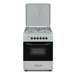 NX-6004 (3+1) GAS COOKER -BLACK- deluxe.com.ng