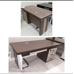 QUALITY DESIGNED BROWN & CREAM EXECUTIVE OFFICE TABLE- AVAILABLE (NOFU) - deluxe.com.ng