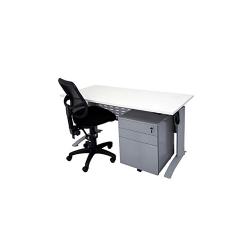 Office Desk With 2 Drawer Attached - deluxe.com.ng