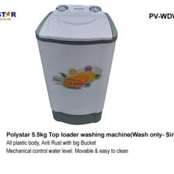 Polystar 5.5KG Washing Machine | PV-WDW7.5K  - deluxe.com.ng