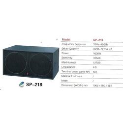 Sound Prince Speaker SP-218 Double Sub-woofer – Pair - Deluxe.com.ng