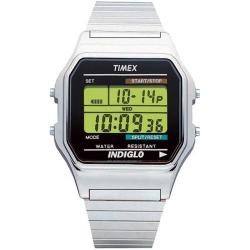 TIMEX T78587 MEN’S SILVER TONE STAINLESS EXPANSION WATCH
