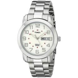 Timex T2N437 Men’s Highland Street Stainless Steel Bracelet Medium Size Watch