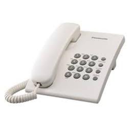 PANASONIC KX-TS500MX CORDED PHONE WHITE|BLACK(PR)