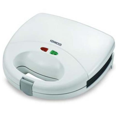 KENWOOD SANDWICH MAKER 2 SLICE WITH 2 PLATES, WHITE, (SMP01)