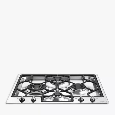 Smeg Gas Hob | 62 cm Classic PGF64-4 Built-In 4 Gas Burners Gas Hob - Stainless Steel - deluxe.com.ng 