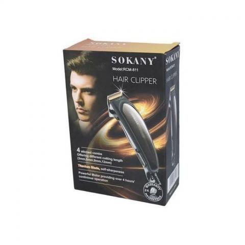 Sokany Electric Titanium Blades Clipper- deluxe.com.ng