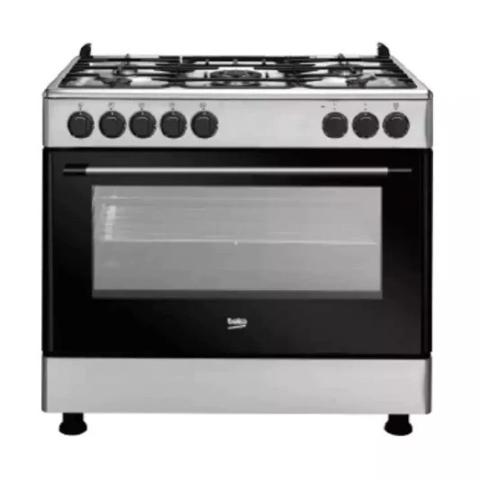 BEKO 90X60 4+1 WOK GAS COOKER BGS904-deluxe.com.ng