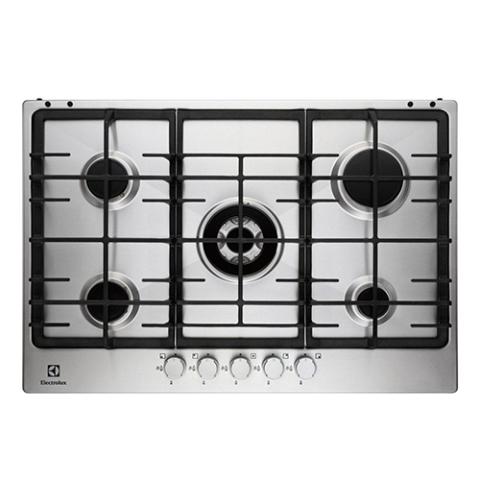 Electrolux Hob | EGG7353NOX 75cm 5 Burners Gas Hob - Stainless Steel - deluxe.com.ng 