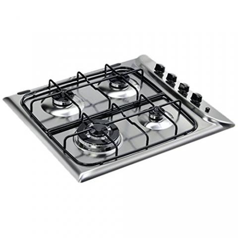 Indesit - PIM 640 AS (IX) - 60cm Gas Hob Stainless Steel - deluxe.com.ng