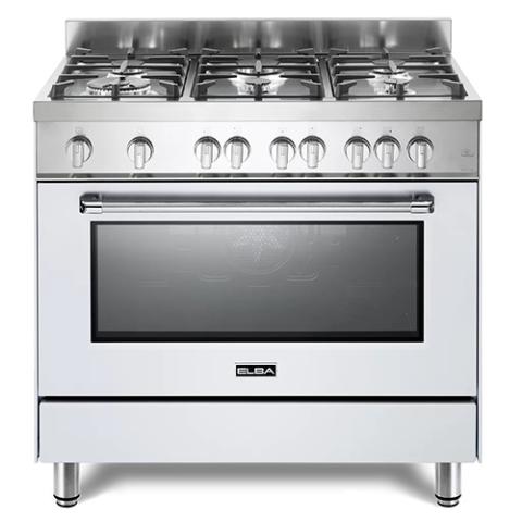 Elba Gas Cooker | 90cm 6 Gas Burners + Gas oven -EX966FG NG - deluxe.com.ng