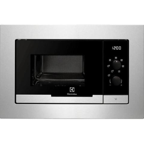 Electrolux Microwave | 60 Cm, 20 Litres EMM20117OX Built-In Microwave Oven In Stainless Steel Colour - deluxe.com.ng