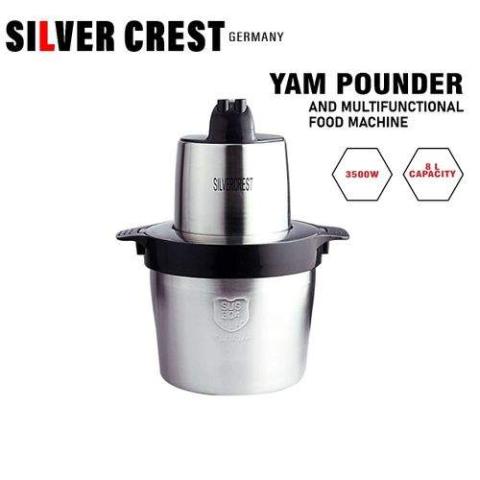 Silver Crest | 8Litres German Yam Pounder/food Processor-3500W- deluxe.com.ng