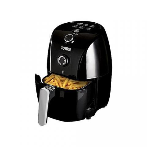 Tower Air Fryer 1.5 Litre, Black - deluxe.com.ng