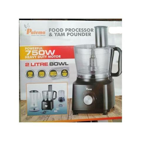 Paloma White FOOD PROCESSOR AND YAM POUNDER- HEAVY DUTY -750W - deluxe.com.ng