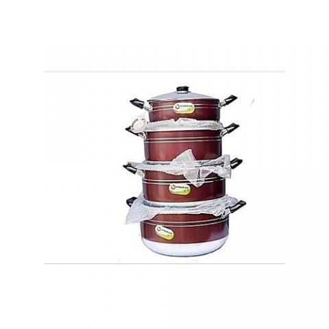 Generic Ultimate 4 Pieces Set Of Non-stick Cooking Pot Cookware - deluxe.com.ng