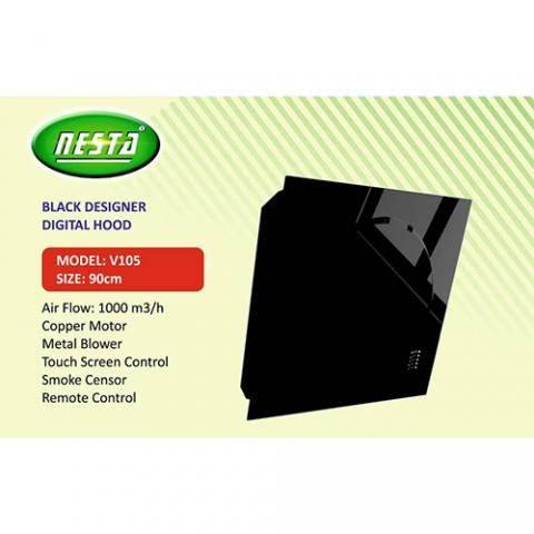 NESTA 90CM BLACK DESIGNER DIGITAL HOOD | V105| - deluxe.com.ng