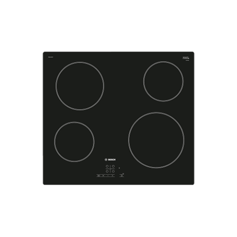 Bosch Serie | 4 Electric hob 60 cm Black, surface mount without frame | PKE611B17E - deluxe.com.ng