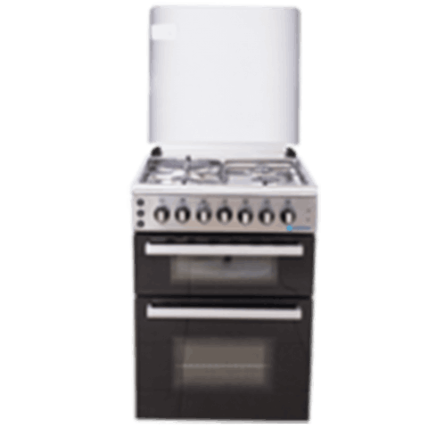 HAIER THERMCOOL TEC COOKER STD MY DIVA 603G1E OGDC-6831 INOX|60X60| 3 GAS 1 HOTPLATE  - deluxe.com.ng