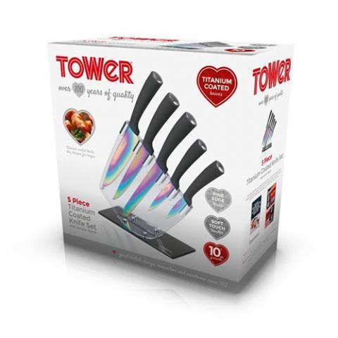 Tower 5 Set Of Knives - deluxe.com.ng