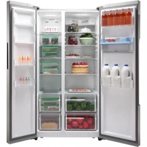 Haier Thermocool Side By Side Refrigerator | Frost Free HRF-540SG6  R6 Grey - deluxe.com.ng