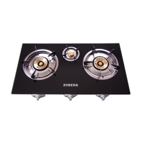 Zubeda (TGH 313) 3 Burner Glass Table Top Cooker  - deluxe.com.ng