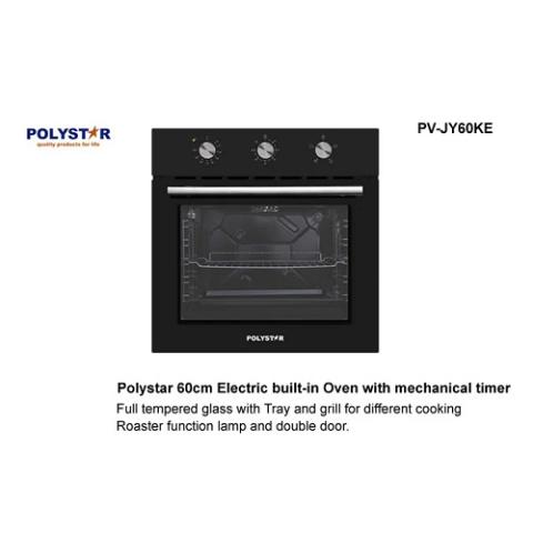 Polystar 60cm Inbuilt Electric Automatic Oven | Pv-JY60KE - deluxe.com.ng