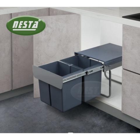 NESTA Quality Double waste Bin