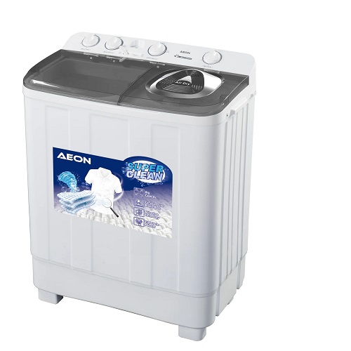 AEON WASHING MACHINE/7Kg/AWM07TT/Twin Tub - deluxe.com.ng